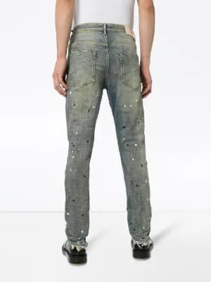 paint splatter jeans by Purple Brand