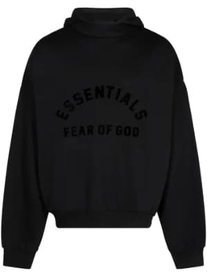 logo-print drop-shoulder hoodie 2