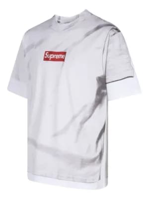x MM6 Maison Margiela box logo T-shirt 4