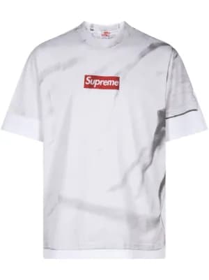 x MM6 Maison Margiela box logo T-shirt 2