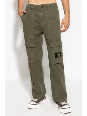 cotton cargo trousers by Stone Island cotton cargo trousers