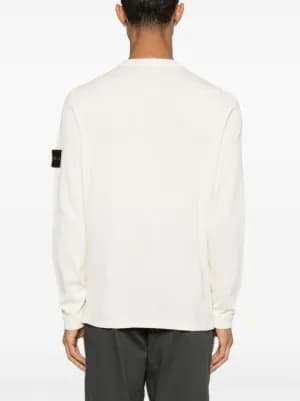 logo-patch sweater by Stone Island logo-patch sweater