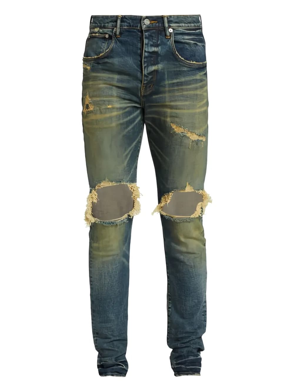 ripped-detail jeans by Purple Brand