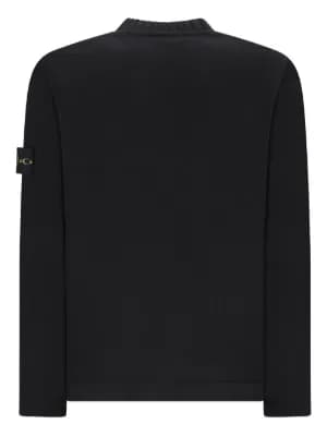 Compass-badge crew-neck sweater by Stone Island Compass-badge crew-neck sweater