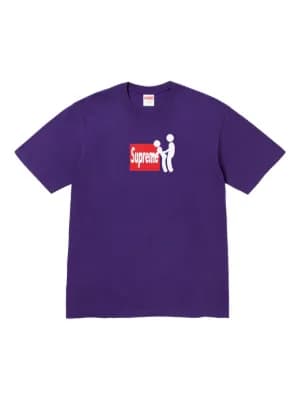 Stadium printed "Purple" T-shirt by Supreme