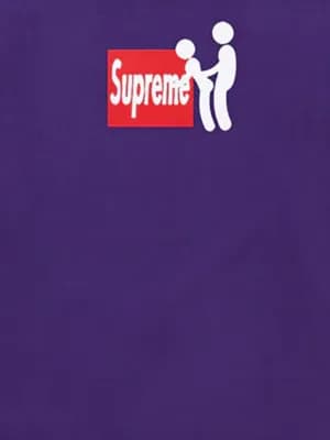 Stadium printed "Purple" T-shirt by Supreme