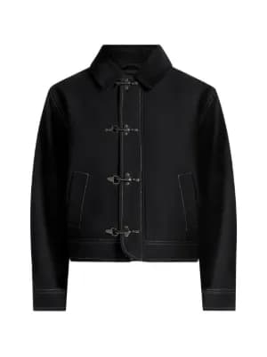 Nino clasp-detail stitch jacket 2