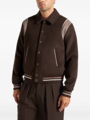Nico contrast wool varsity jacket 5