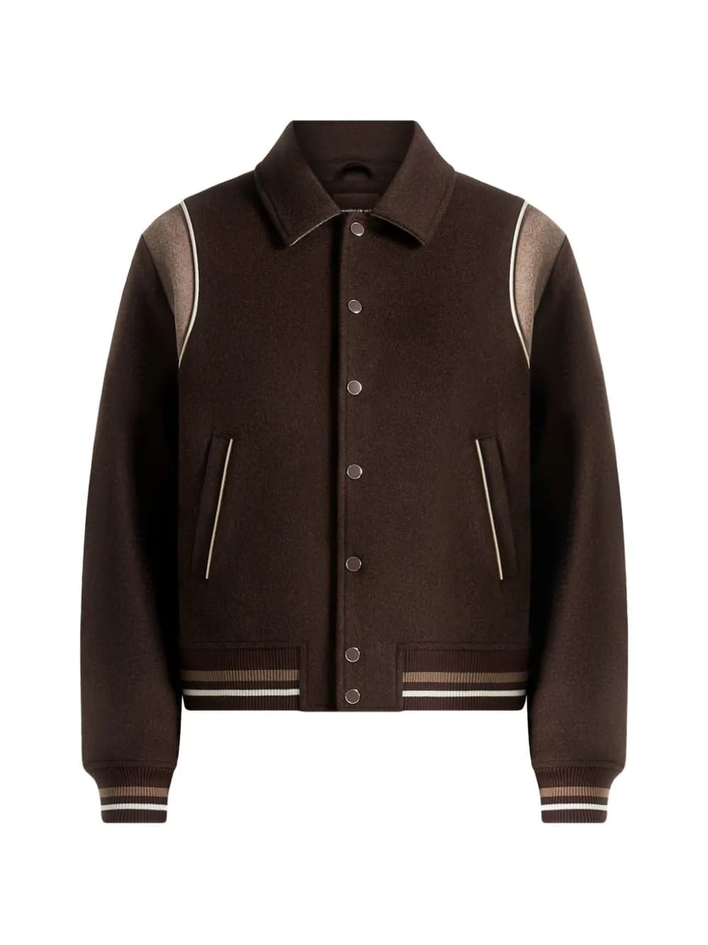 Nico contrast wool varsity jacket by Manière De Voir