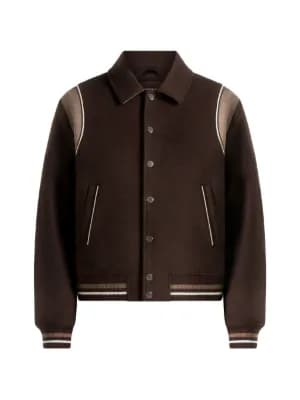 Nico contrast wool varsity jacket 2