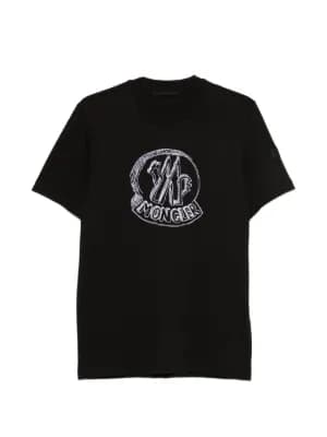 cartoon logo T-shirt 2