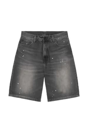 Landon paint-splatter washed shorts 2