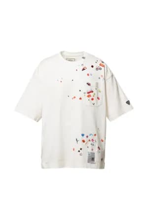 graphic-print distressed t-shirt by Maison MIHARA YASUHIRO
