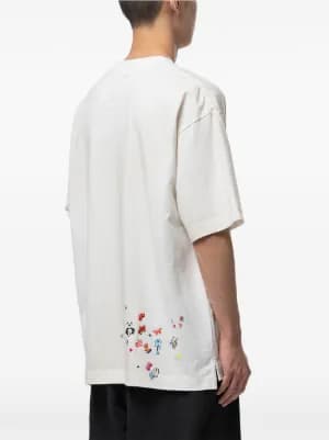 graphic-print distressed t-shirt by Maison MIHARA YASUHIRO
