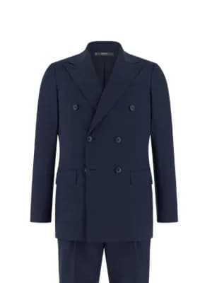 Prince Wales check double-breasted suit 2