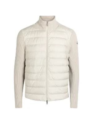 ribbed padded jacket by Moncler ribbed padded jacket