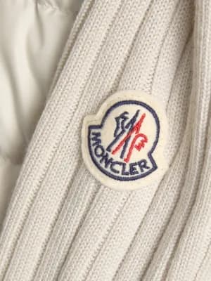 ribbed padded jacket by Moncler ribbed padded jacket