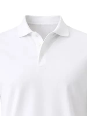 Pima button-up cotton polo shirt 3