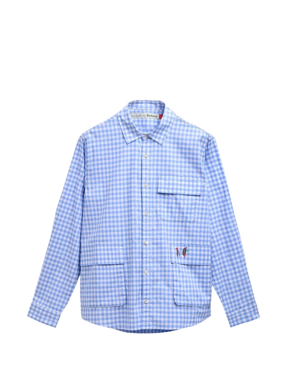 x Paul Smith gingham embroidered-detail shirt by Barbour