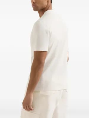 cotton jersey crew neck T-shirt with print 5