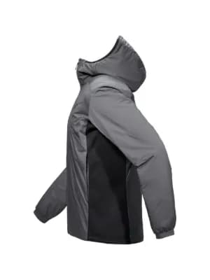 logo-embroidered hooded jacket 3
