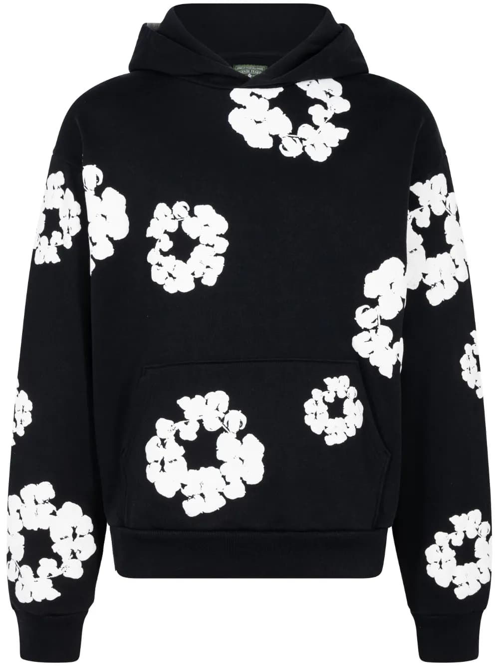 printed "Cotton Wreath" hoodie by Denim Tears