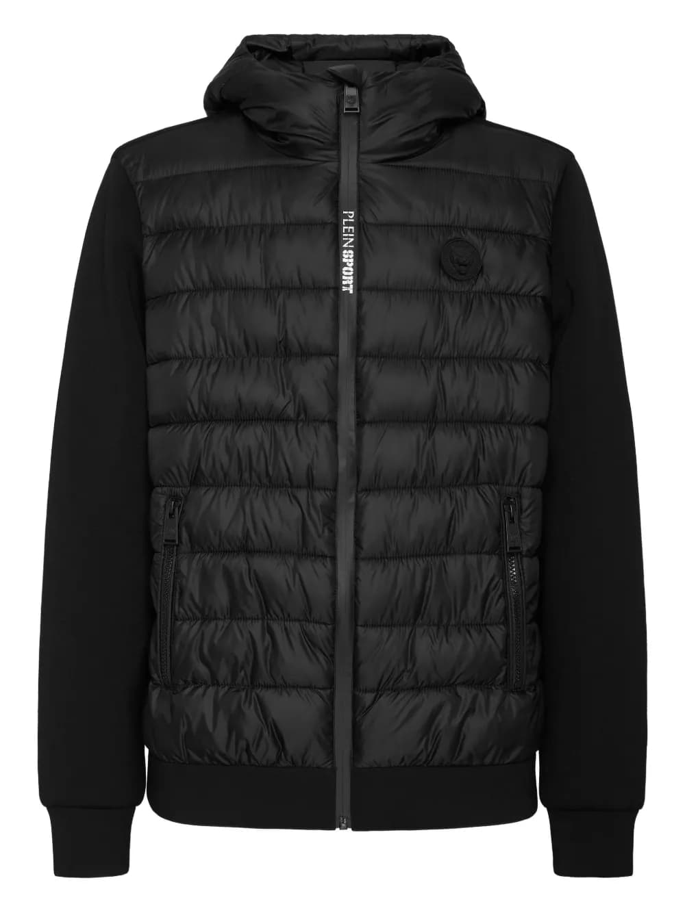 quilted hooded jacket by Plein Sport