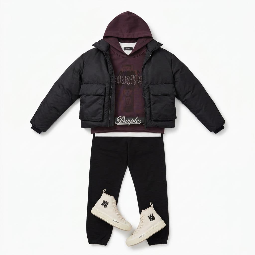 Brown Hoodie Streetwear