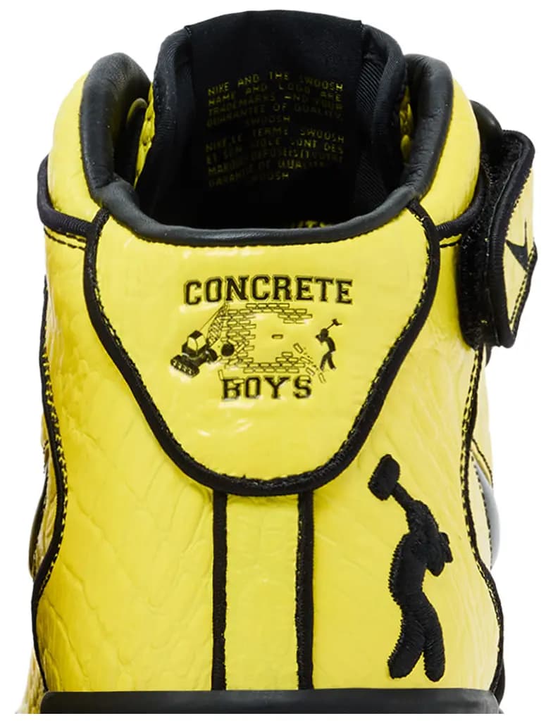 Lil Yachty Concrete Boys x Nike Air Force 1 Mid 'Opti Yellow Black' 7