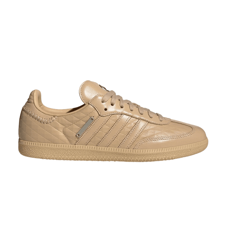 Mercedes-Benz x adidas Samba OG 'Magic Beige Silver Metallic' by Adidas