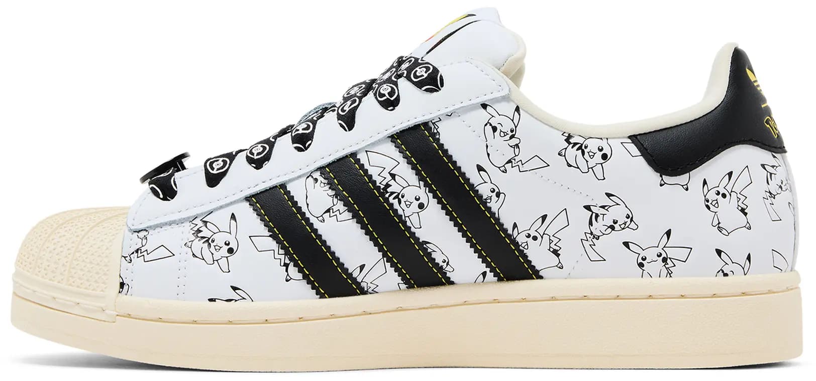 Pokémon x adidas Superstar 'Pikachu White' by Adidas