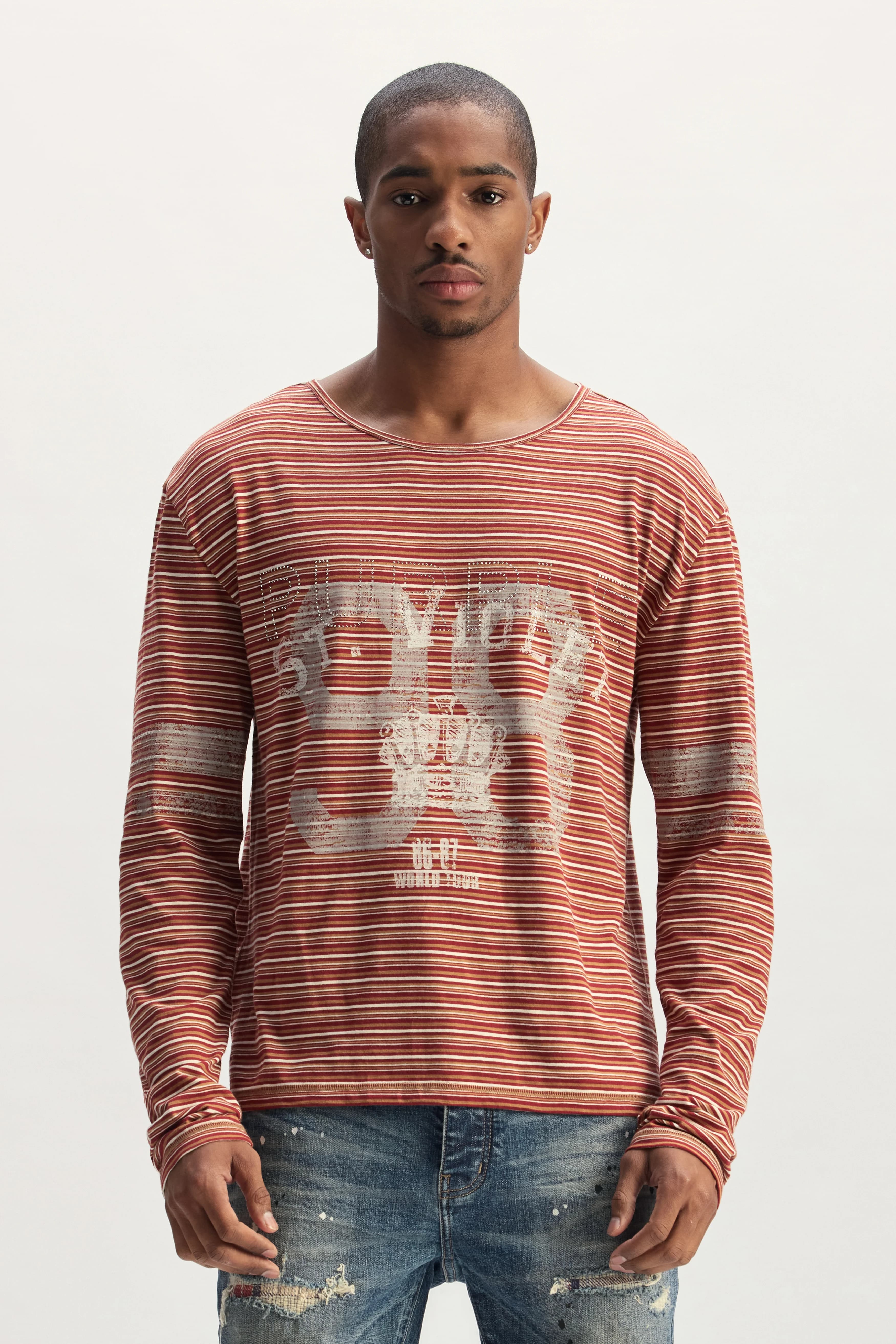 St. Violet Boatneck Long Sleeve by Purple Brand