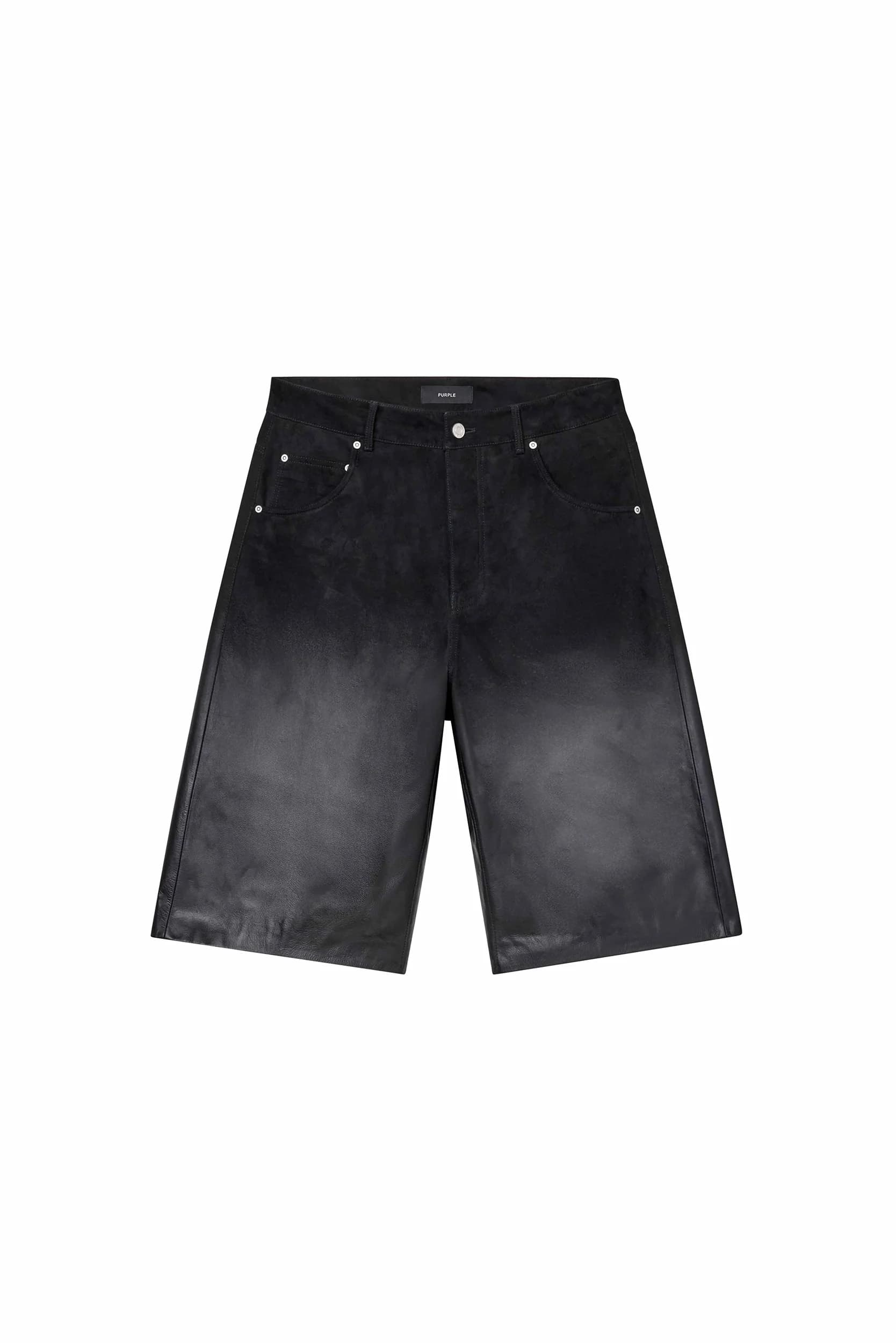 Leather Track Short by Purple Brand
