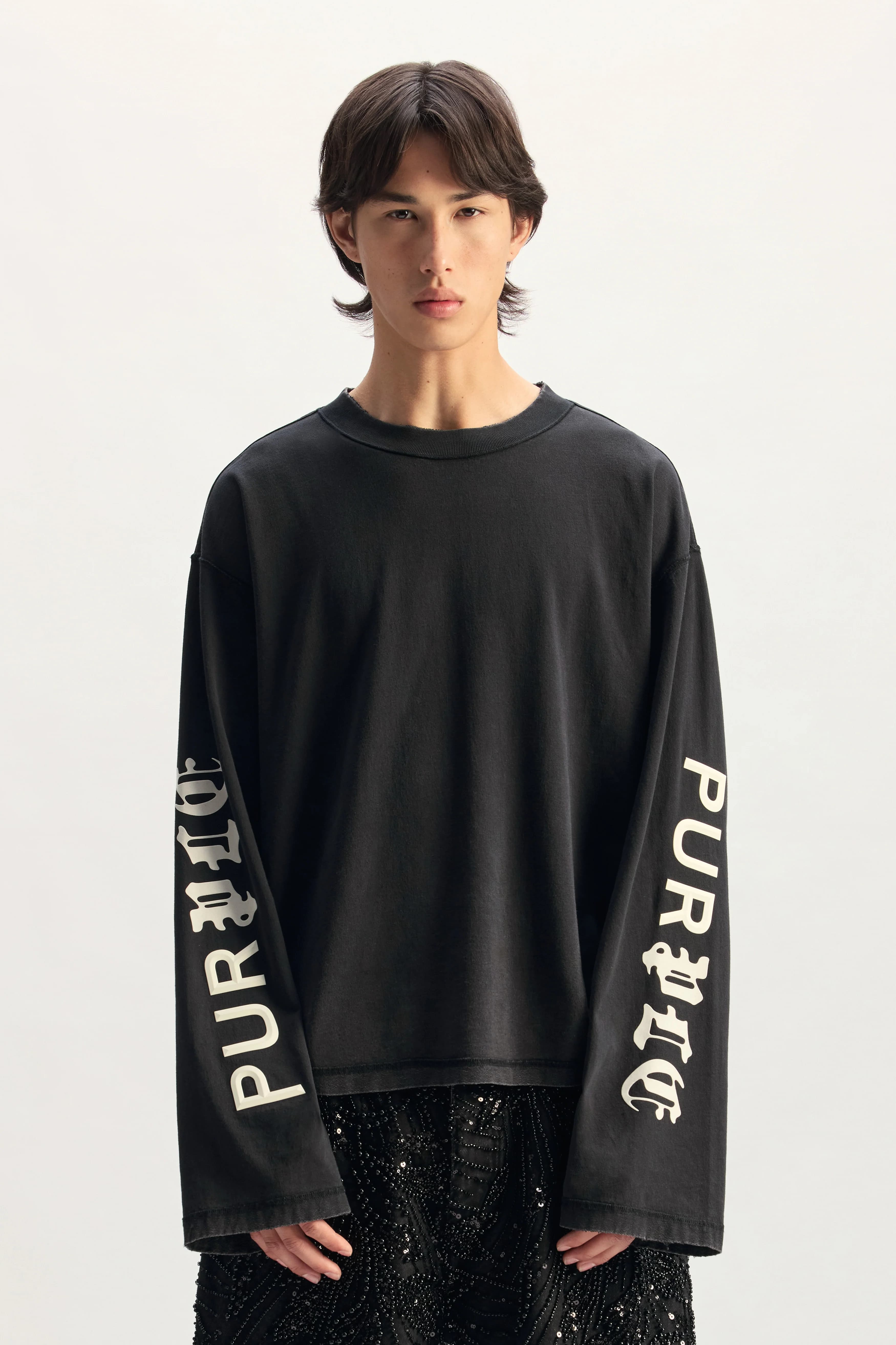 Half & Half Wide Long Sleeve 2