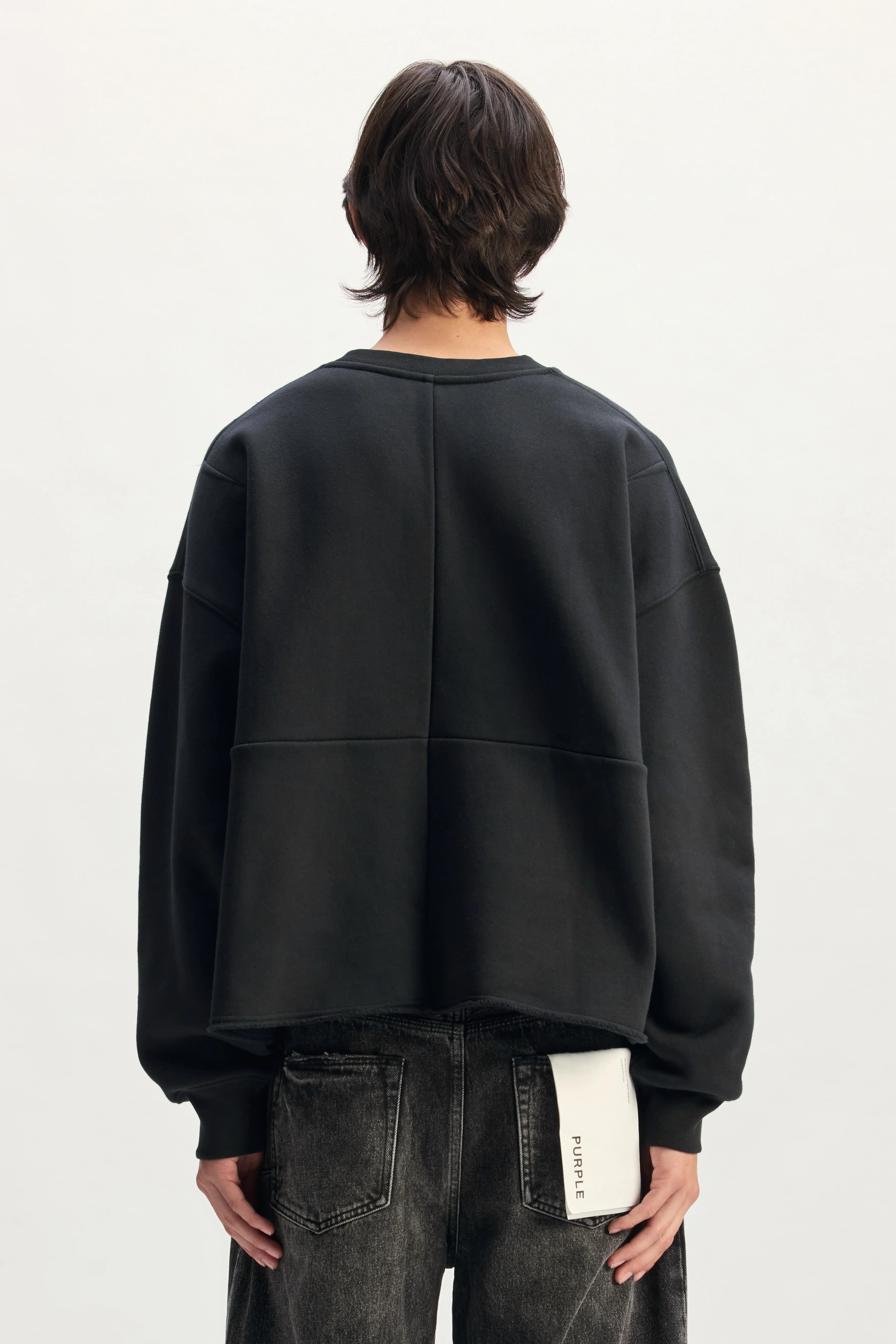 Half & Half Crewneck Sweater 4
