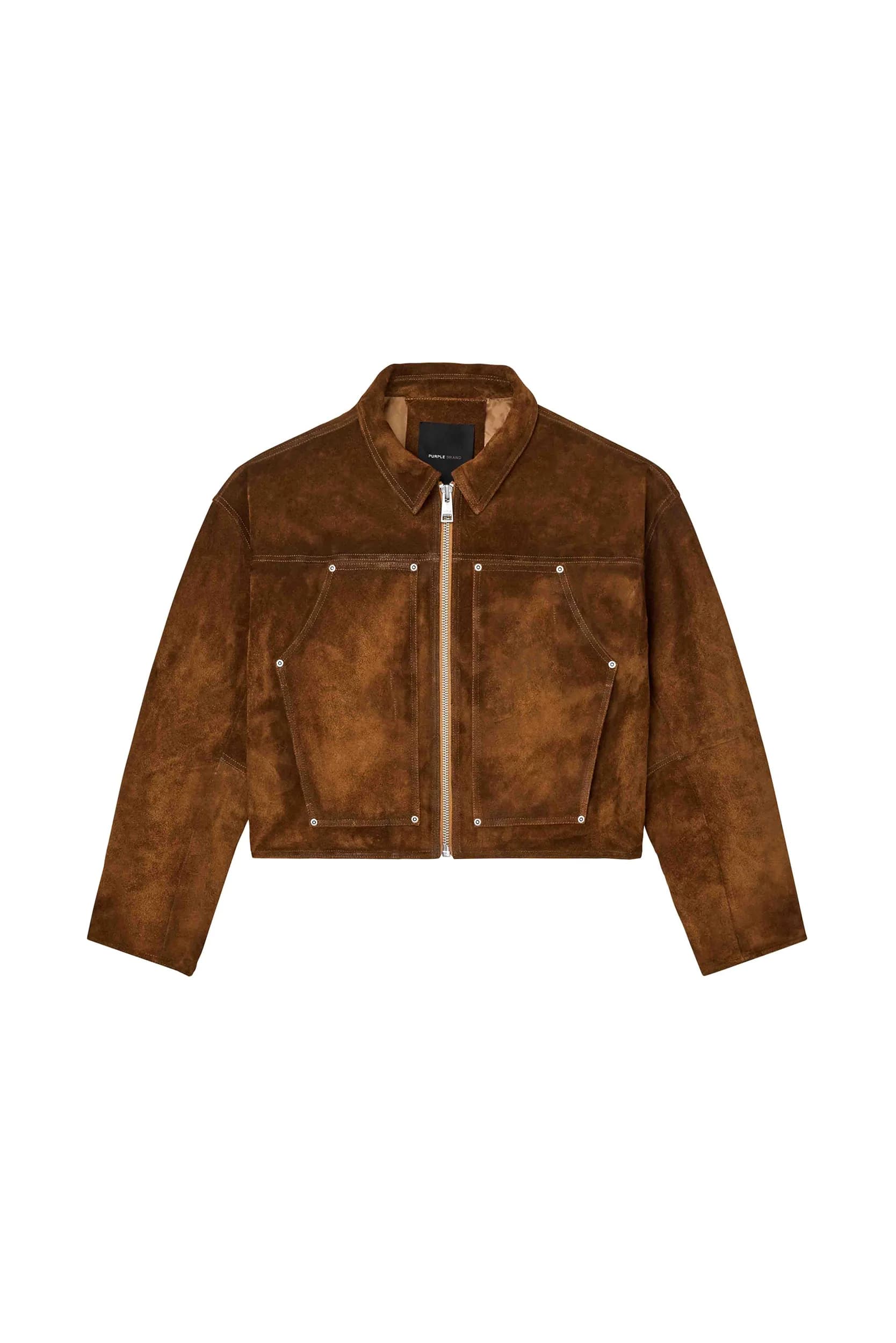 Suede Carpenter Jacket by Purple Brand