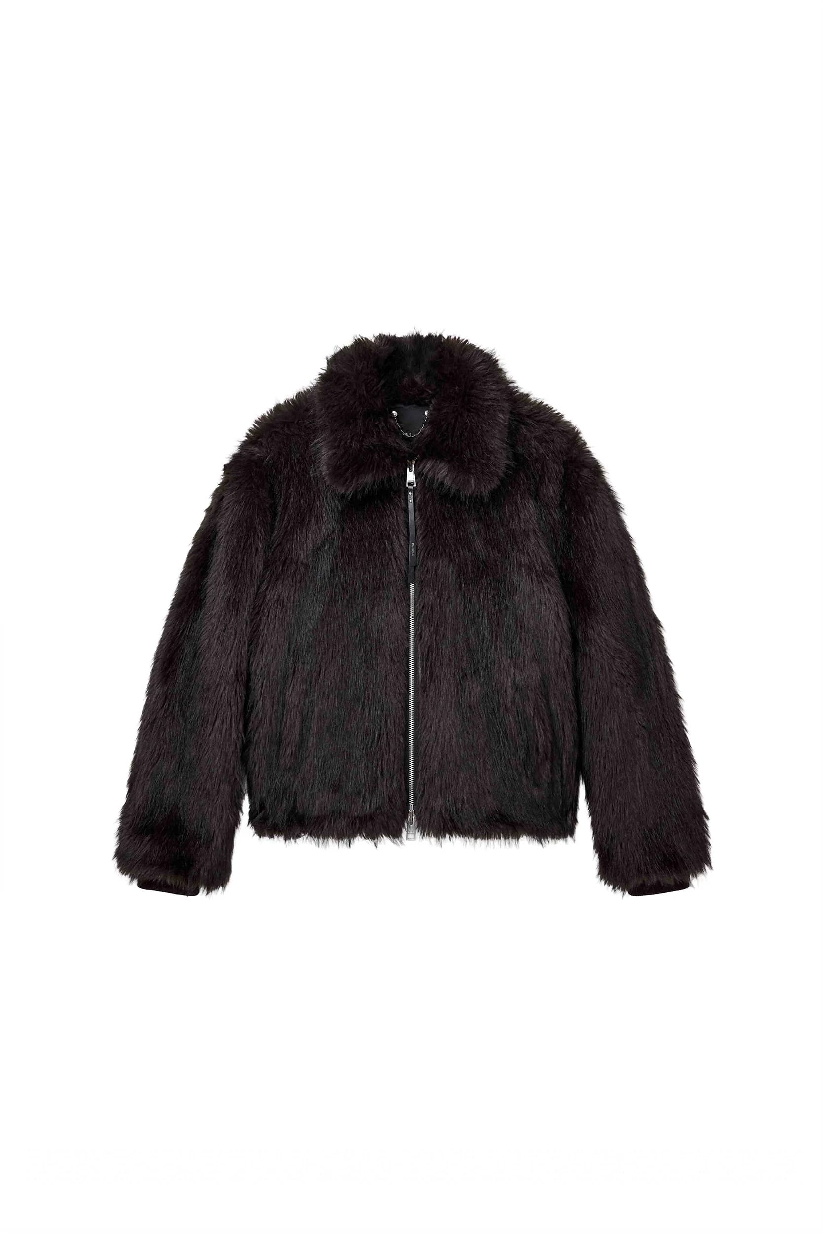 Faux Fur Shawl Jacket by Purple Brand