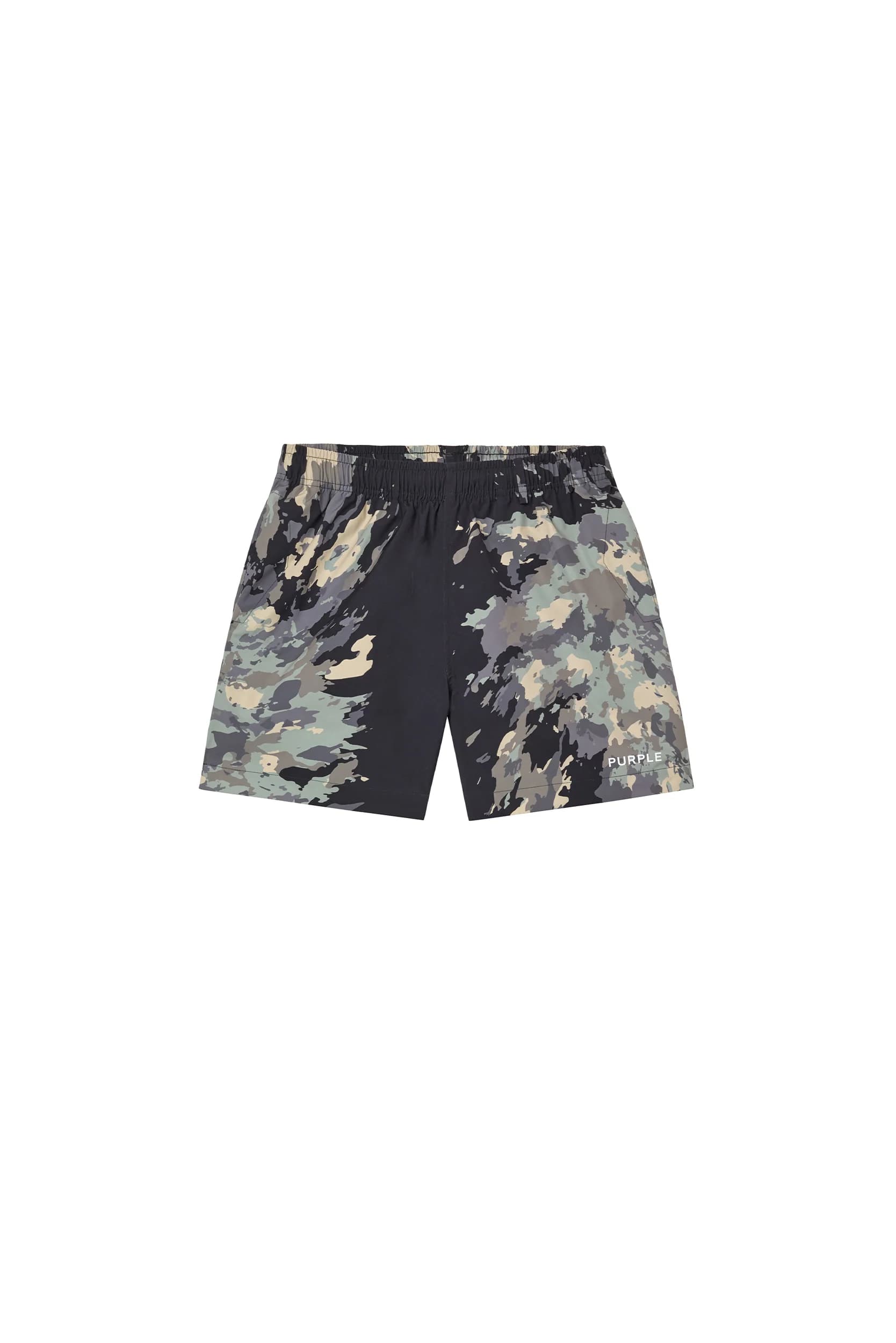Paint Camo All Around Short by Purple Brand