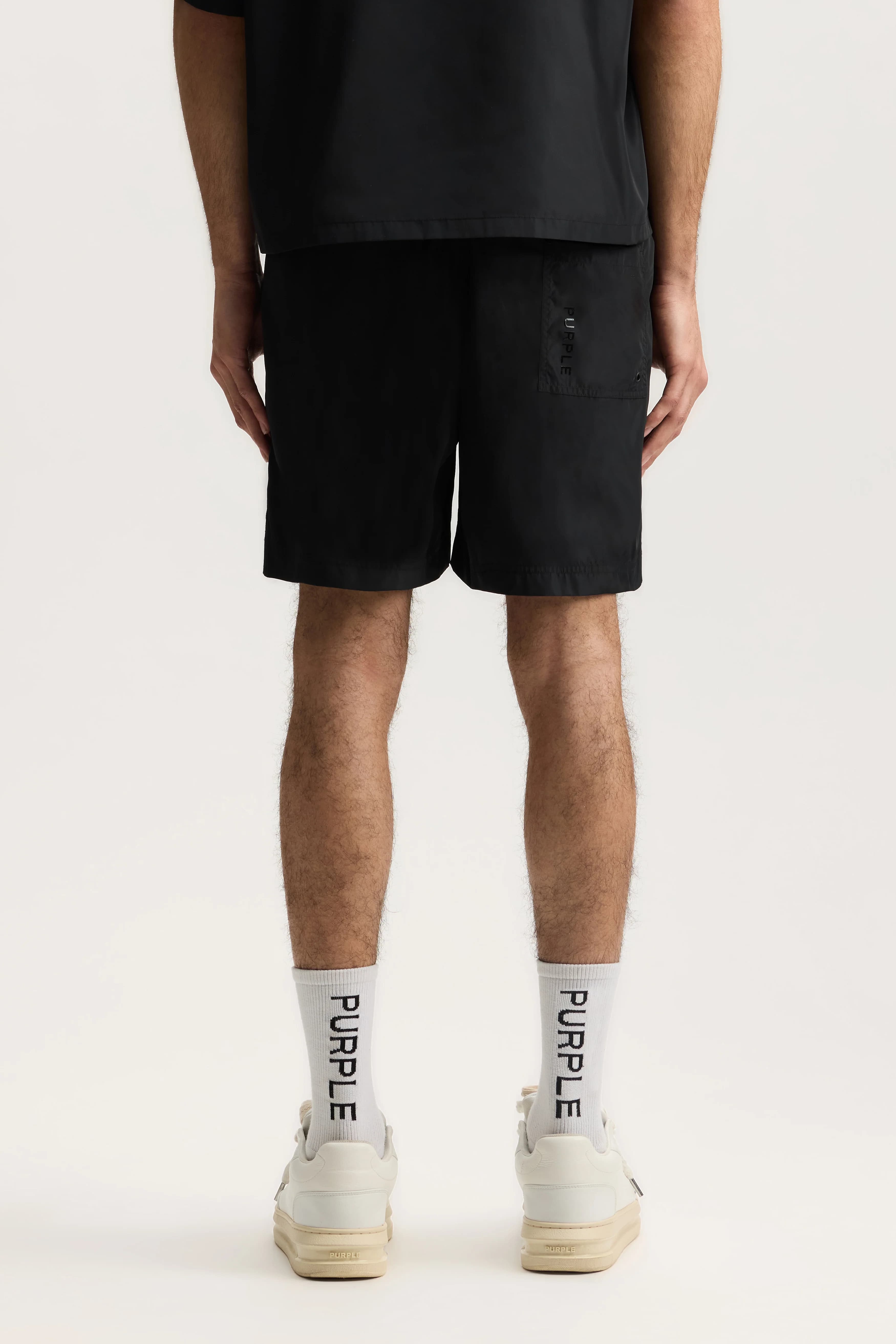 Wordmark Outline Swim Short by Purple Brand