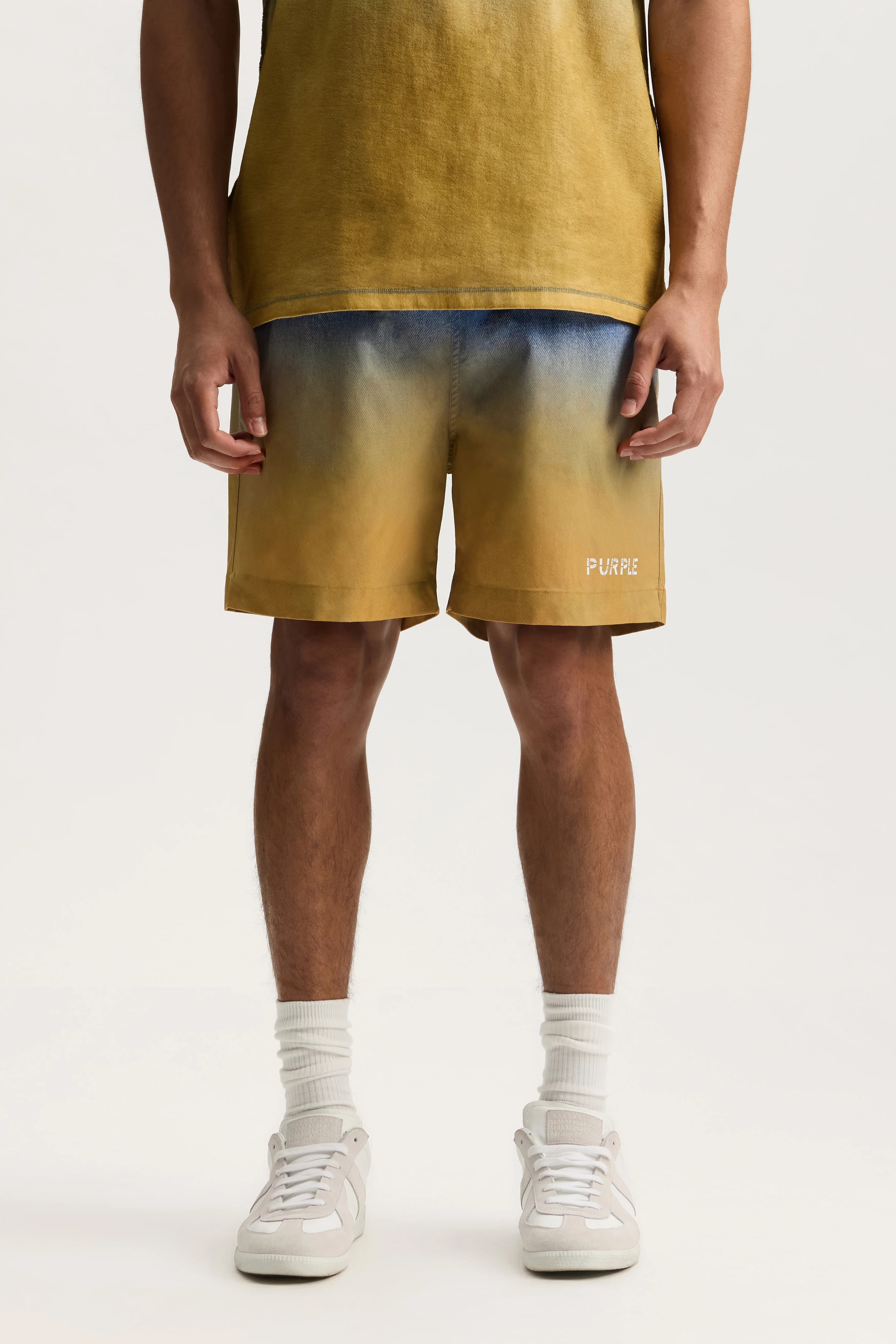 Wordmark Fade All Around Short by Purple Brand