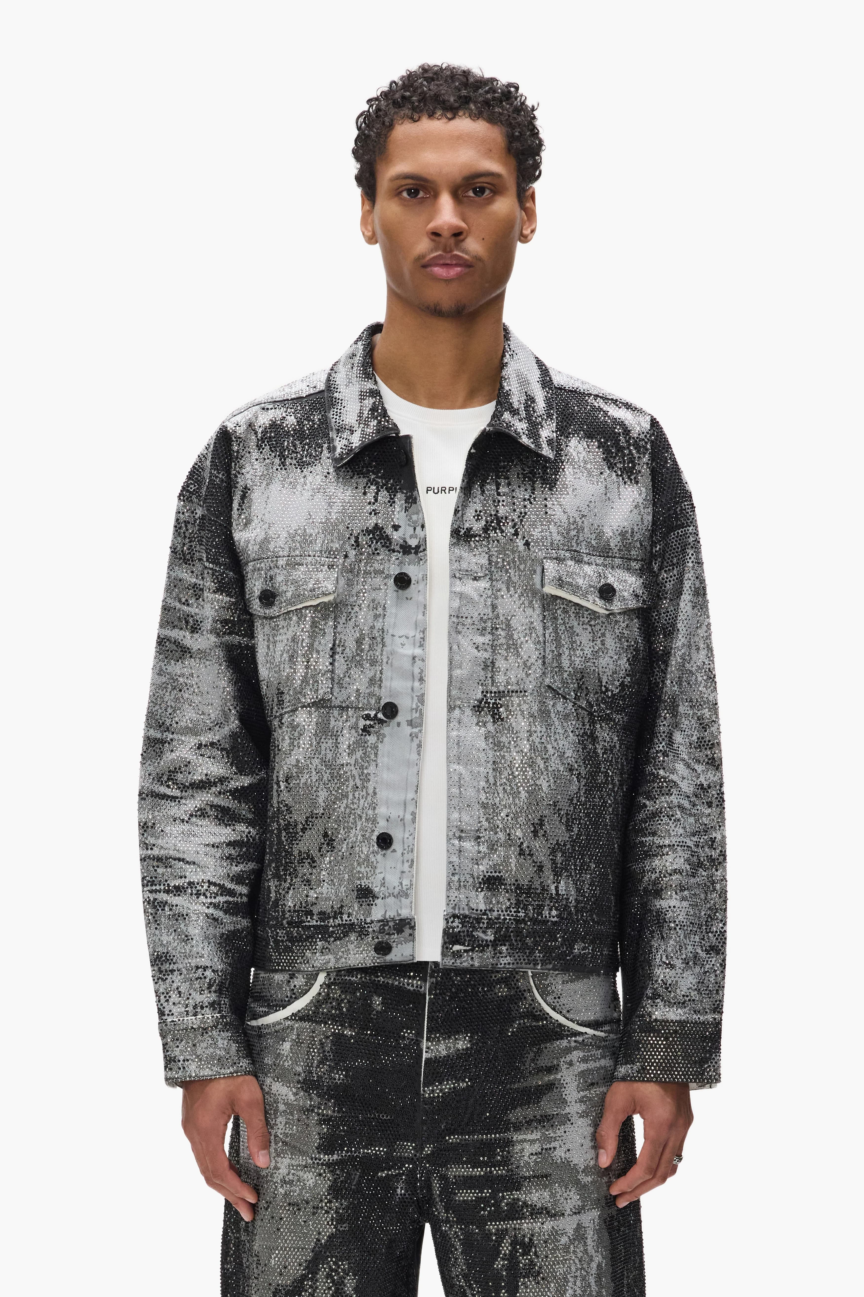 Trompe L'oeil Jacket by Purple Brand