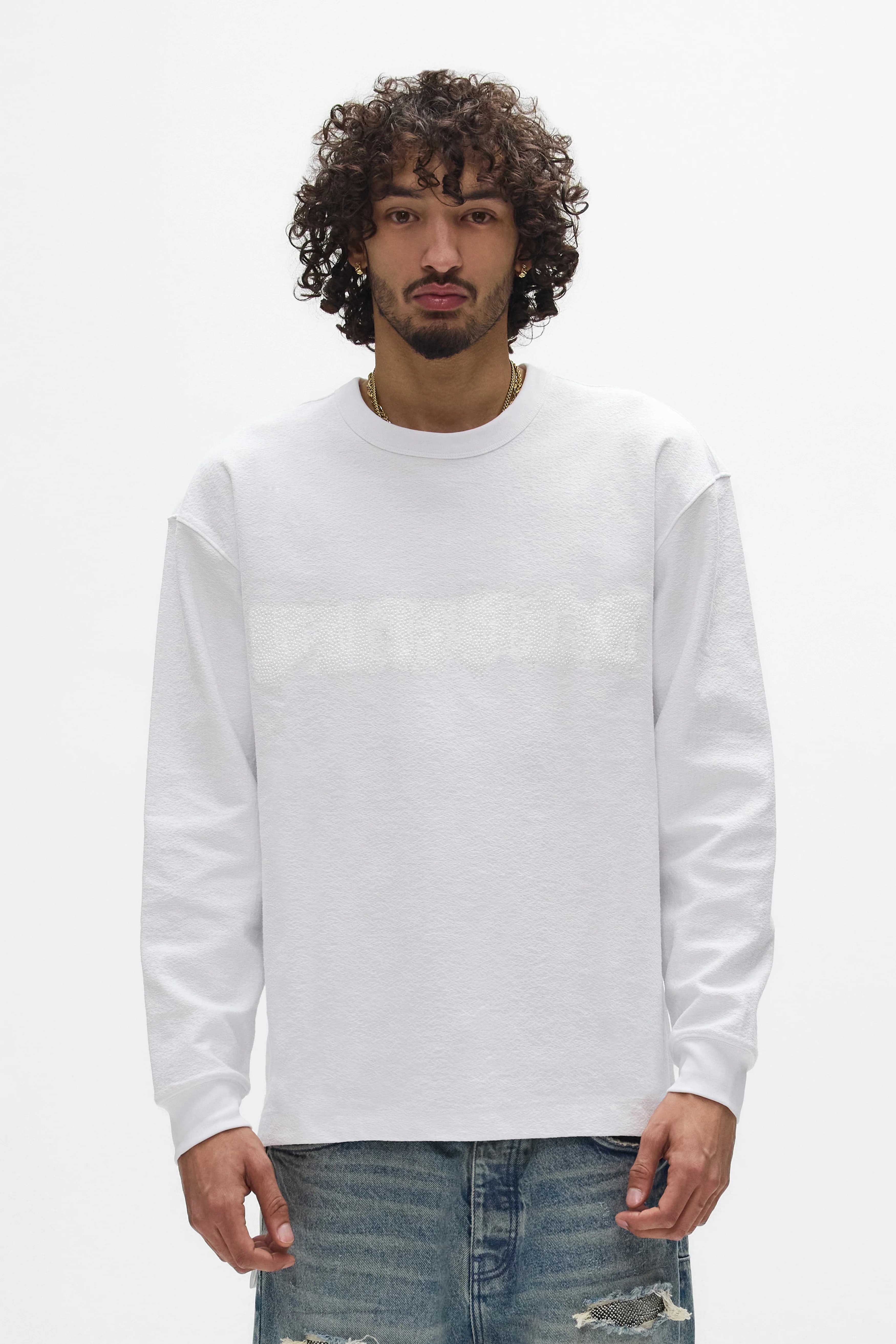 Scattered Gothic Pearls Long Sleeve by Purple Brand