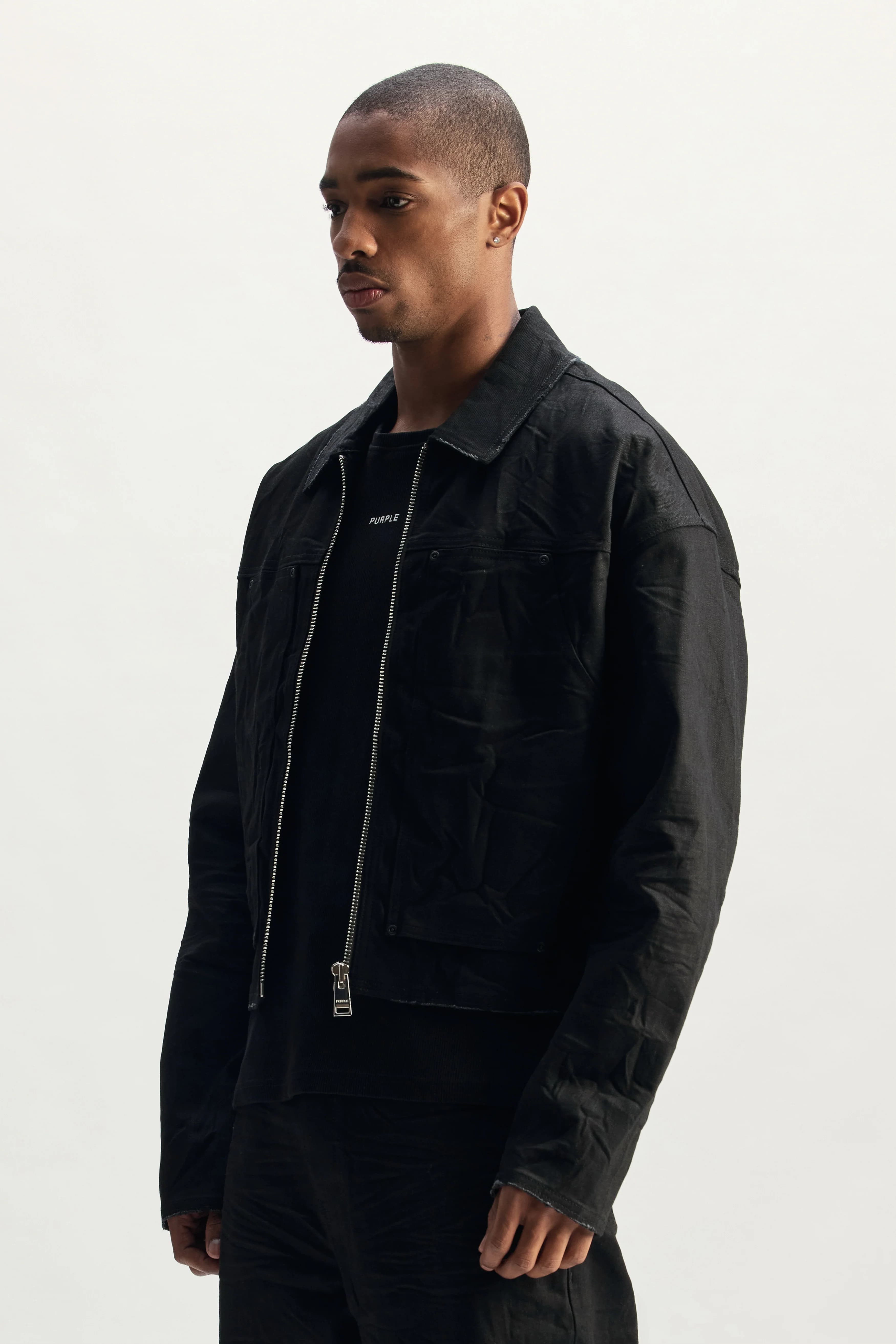 Black Raw Carpenter Jacket 2