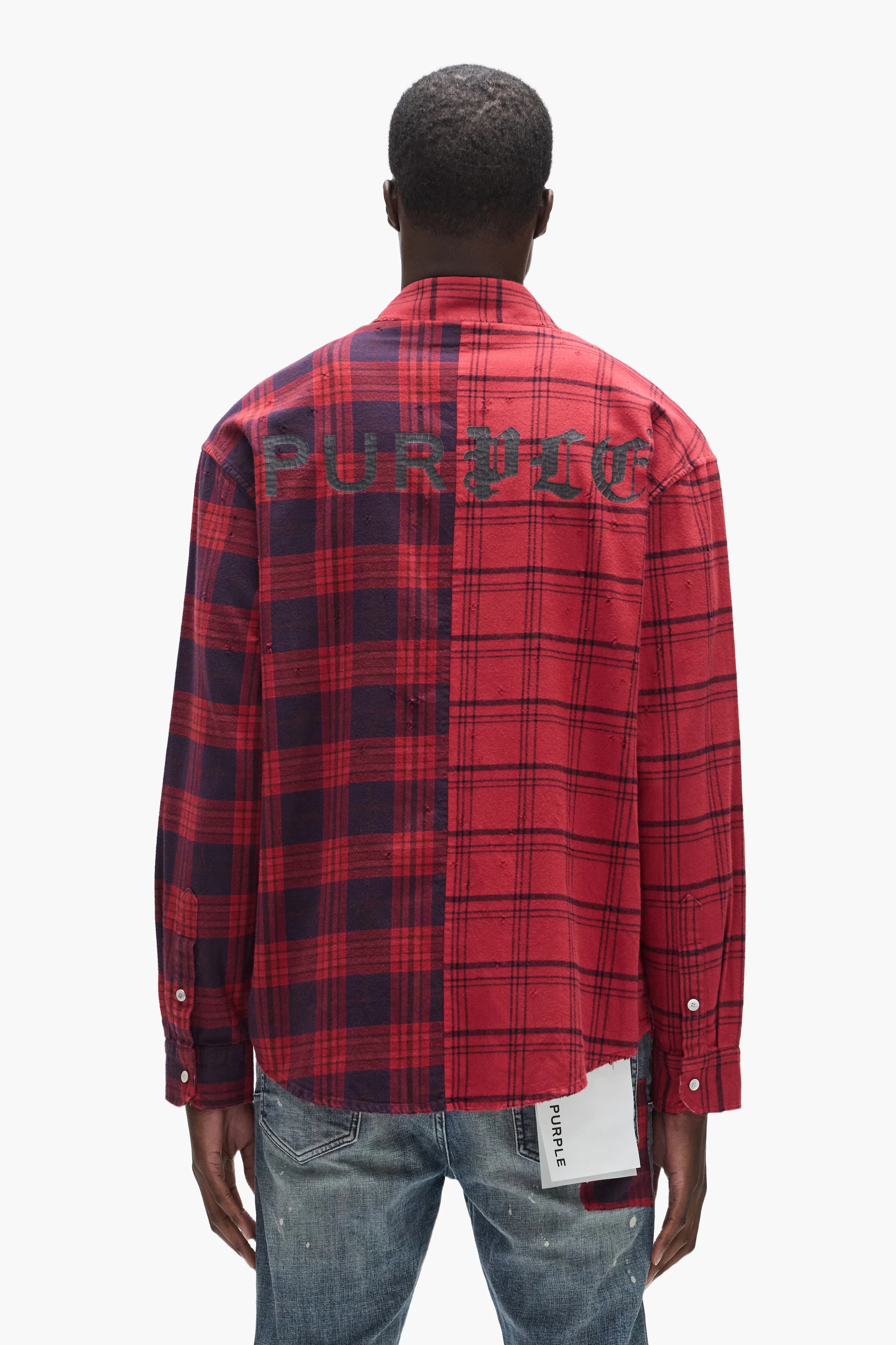 Half & Half Flannel Shirt 4