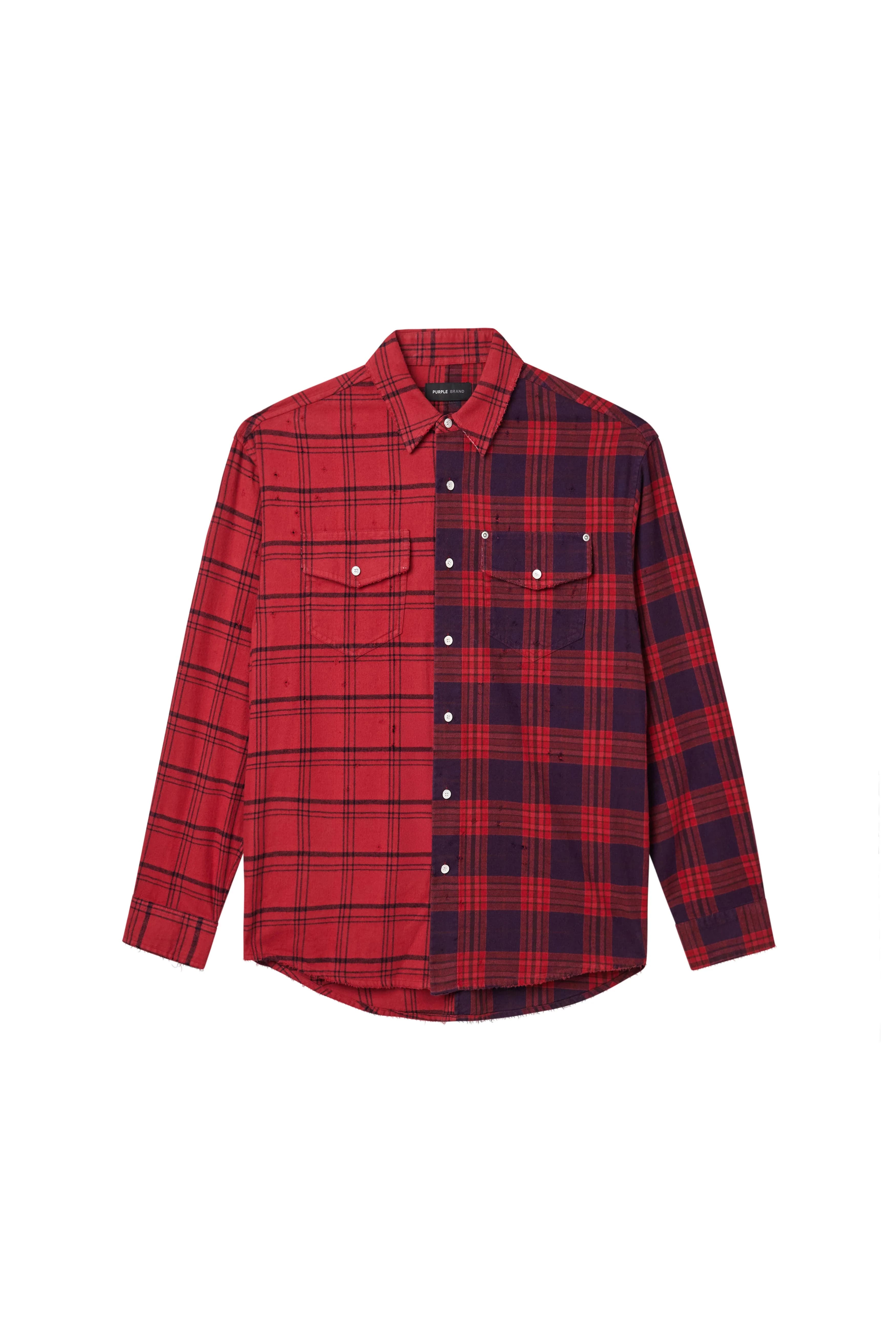 Half & Half Flannel Shirt 5