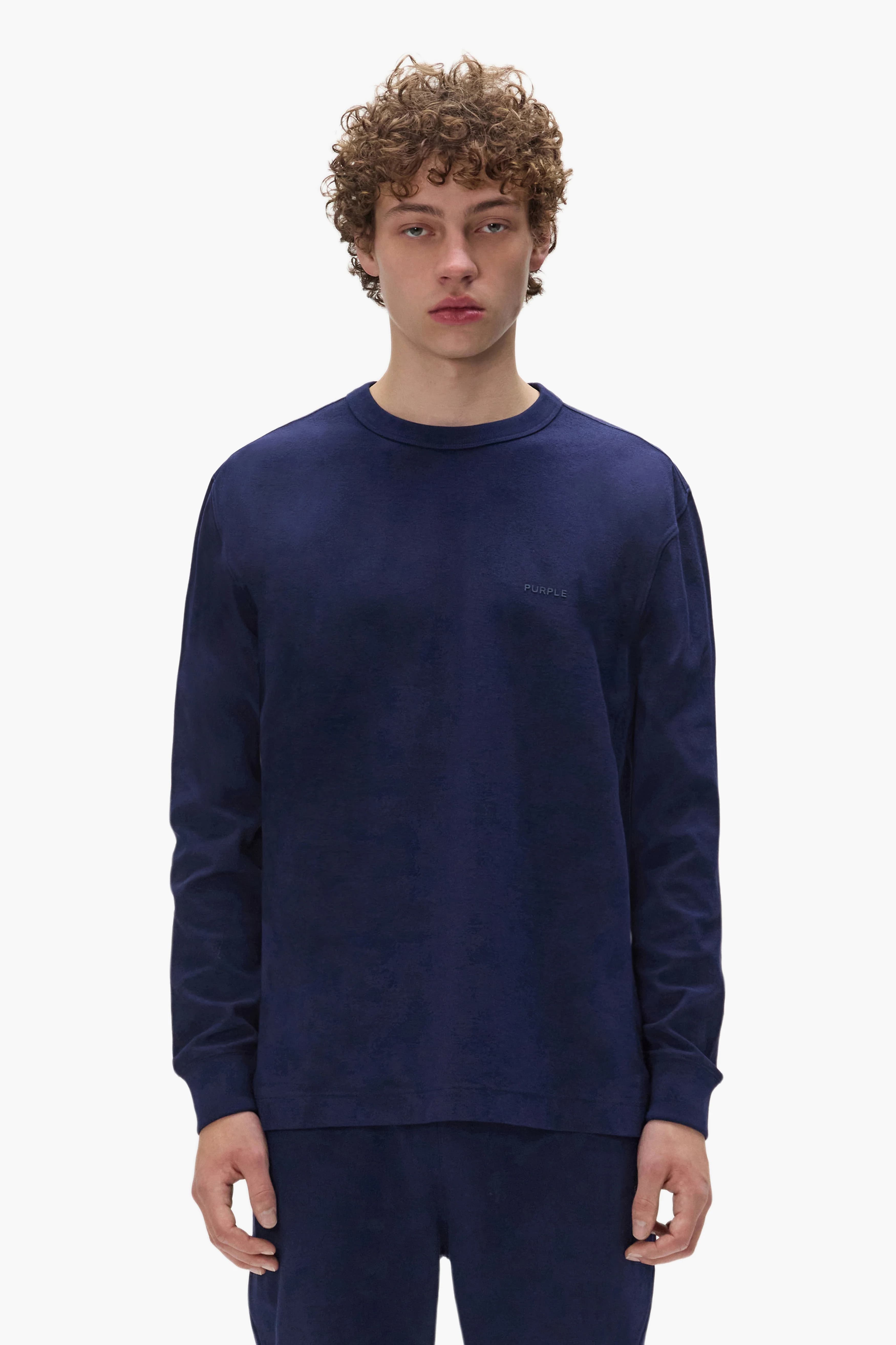 Basic Long Sleeve Tee by Purple Brand