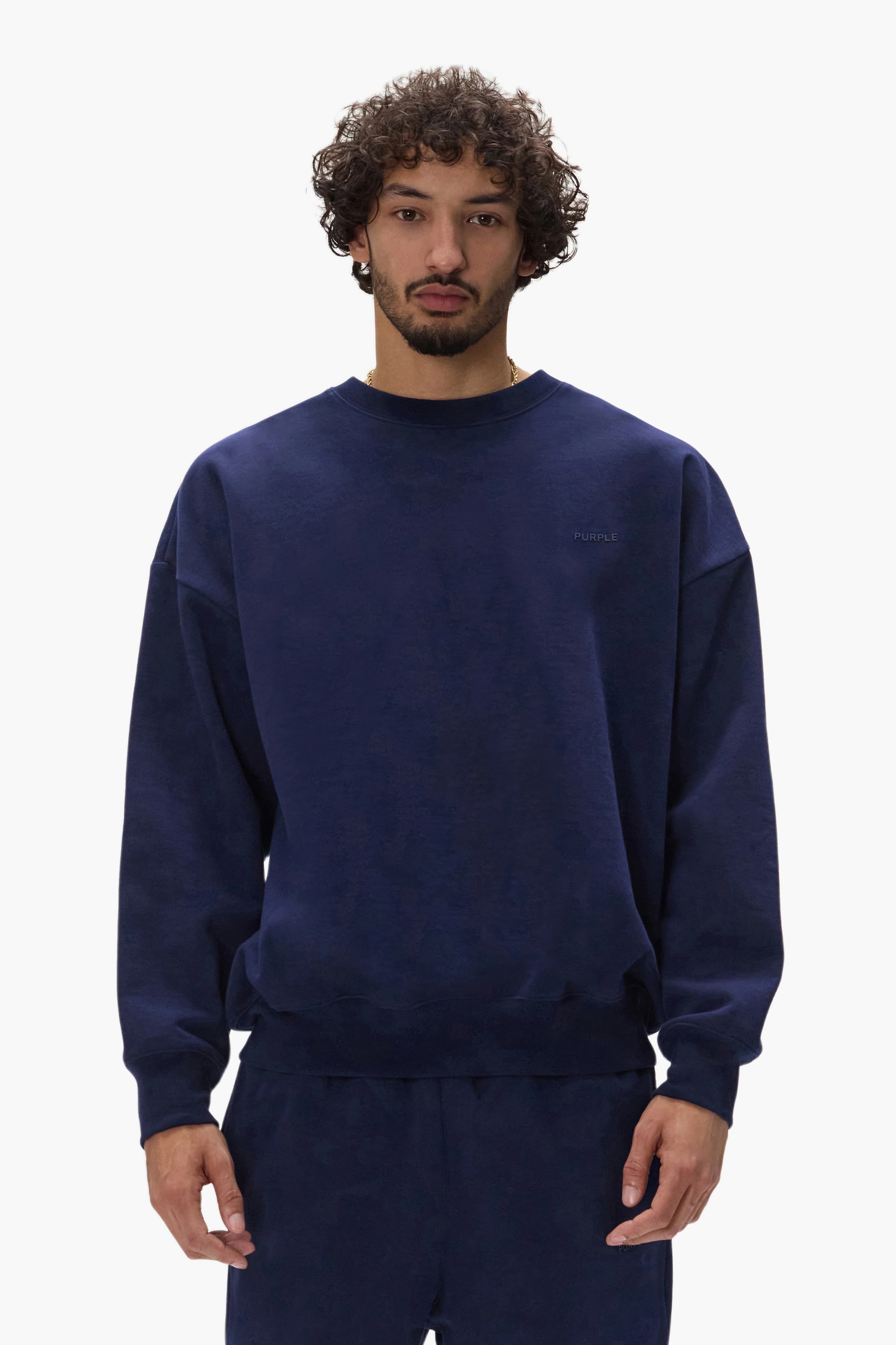 Basic Crewneck Sweater by Purple Brand