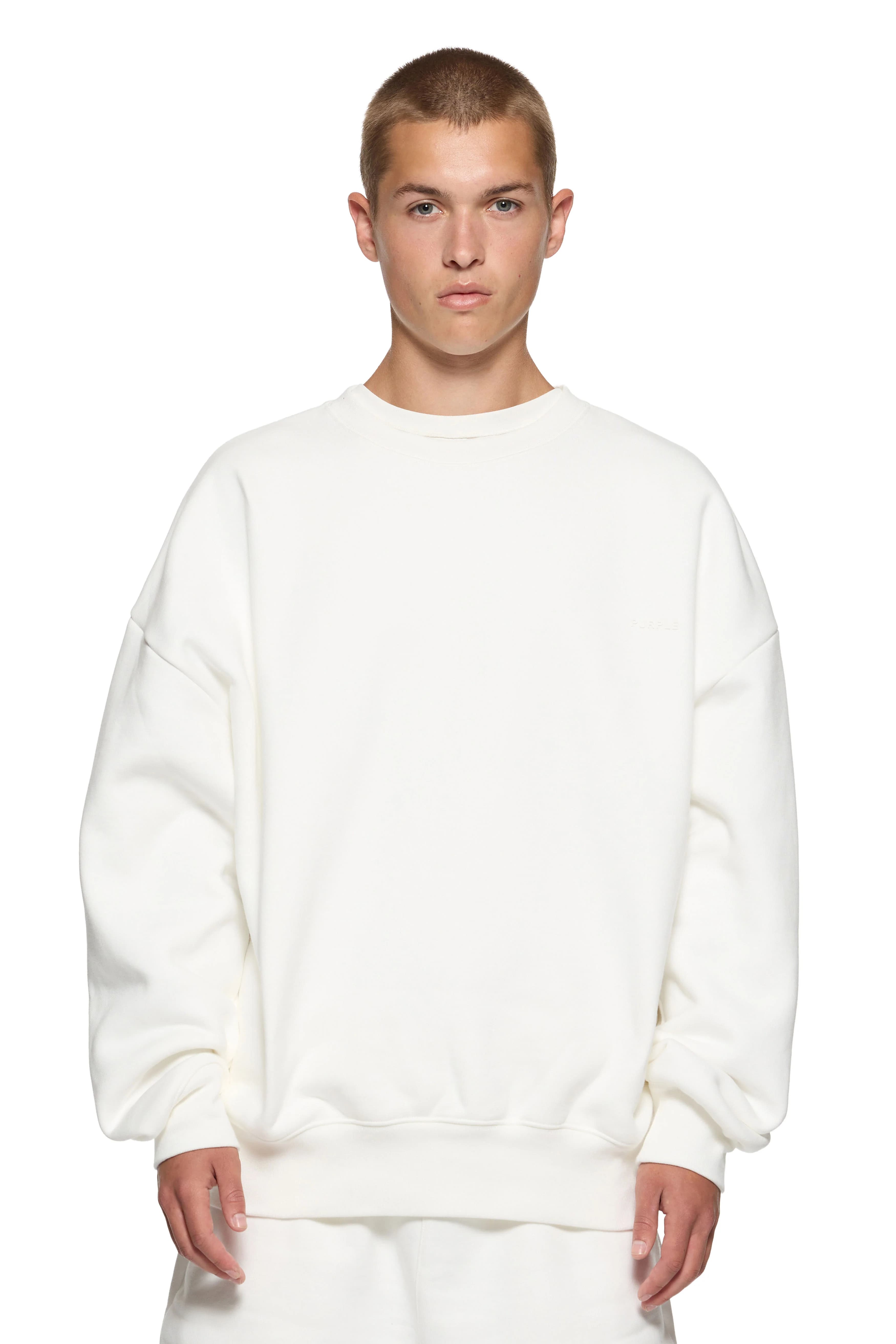 Blank Crewneck Sweater by Purple Brand
