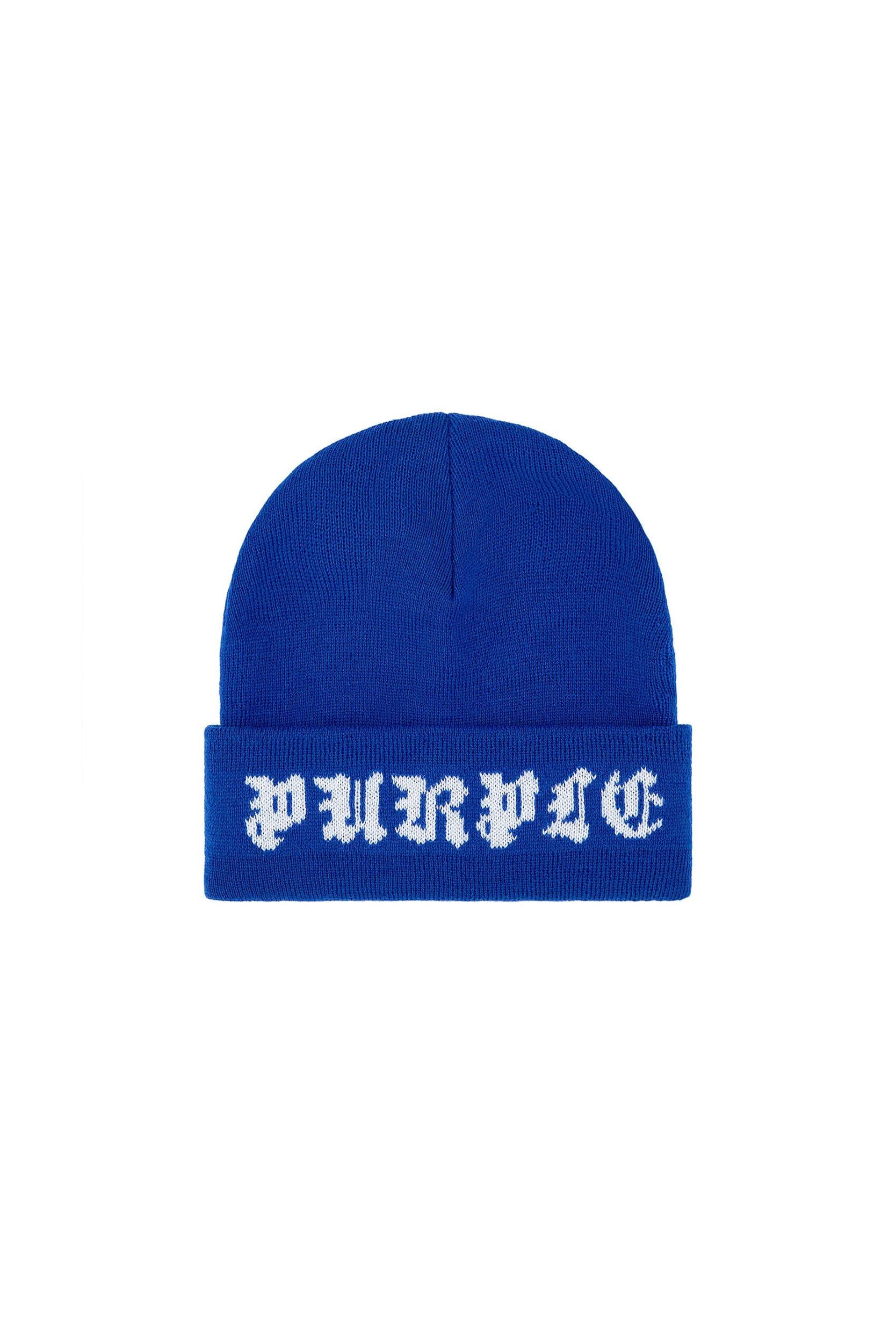 Blue Beanie by Purple Brand