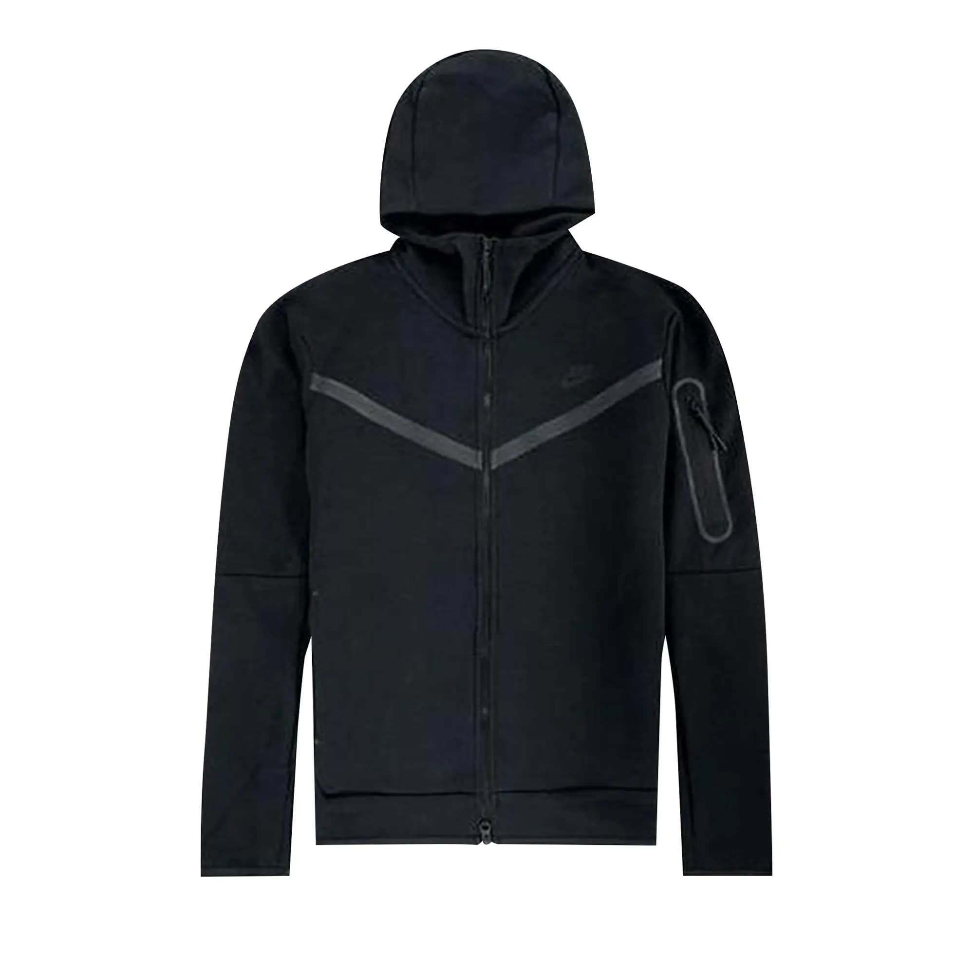 Nike Tech Fleece Full Zip Hoodie 'Black' by Nike